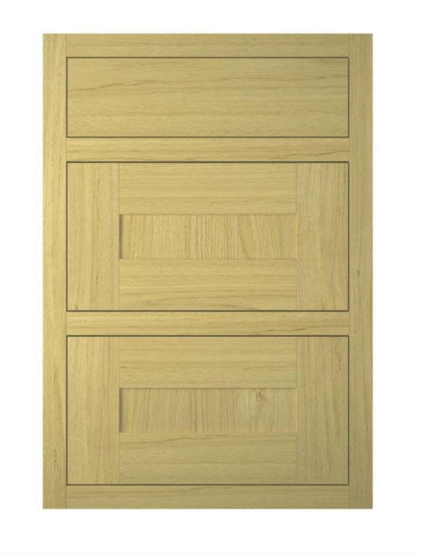 it Kitchens Framed Oak Style Pack C Drawer Fronts 500mm