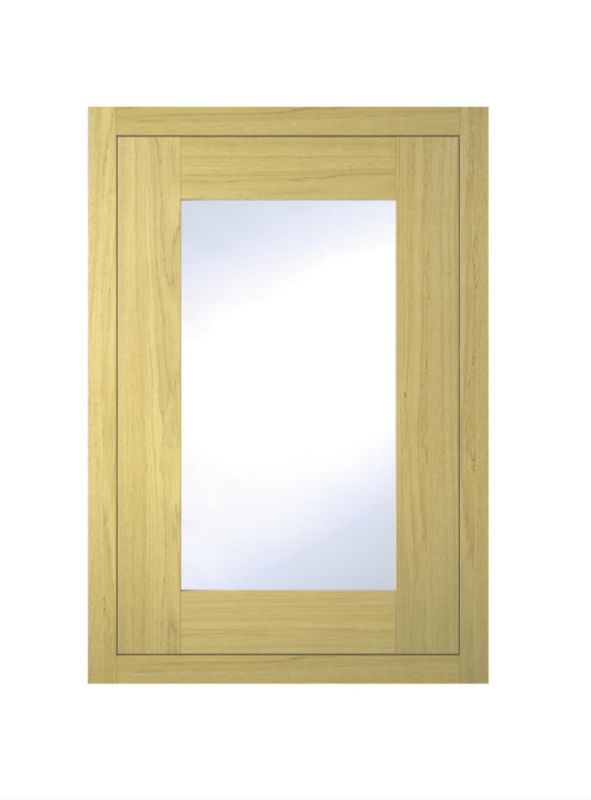 it Kitchens Framed Oak Style Pack G Glazed Door 500mm