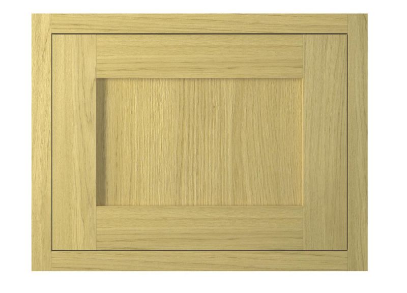 it Kitchens Framed Oak Style Pack K2 Integrated Extractor Door 600mm