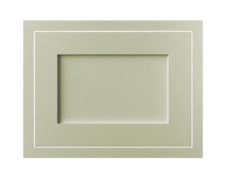 Cooke & Lewis Carisbrooke Taupe Pack K2 Fixed Frame Integrated Extractor Door 600mm