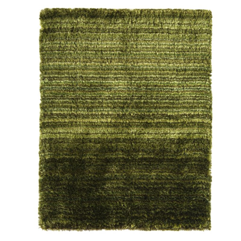 Colours by B&Q Elegance Stripe Green (W)160 x (L)230cm