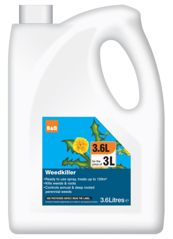 BandQ Complete Weedkiller 3Ltr 20 Extra Free