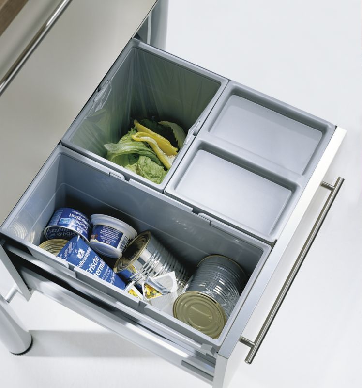 In Drawer Waste Bin Set