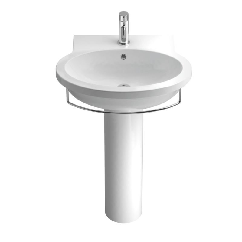 Cooke & Lewis Francisco Round Basin & Full Pedestal