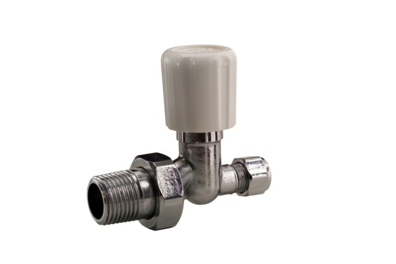 PlumbSure Compression Radiator Valve 10mm Straight