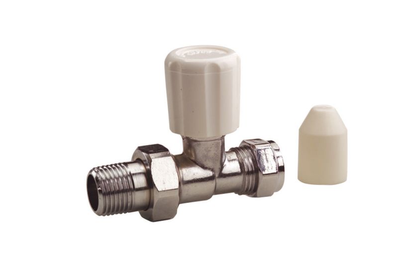 PlumbSure Radiator Valve 8mm Straight