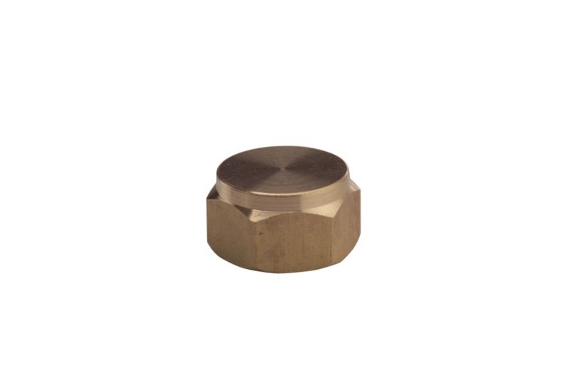 PlumbSure Brass Blanking Cap 12.7mm Female