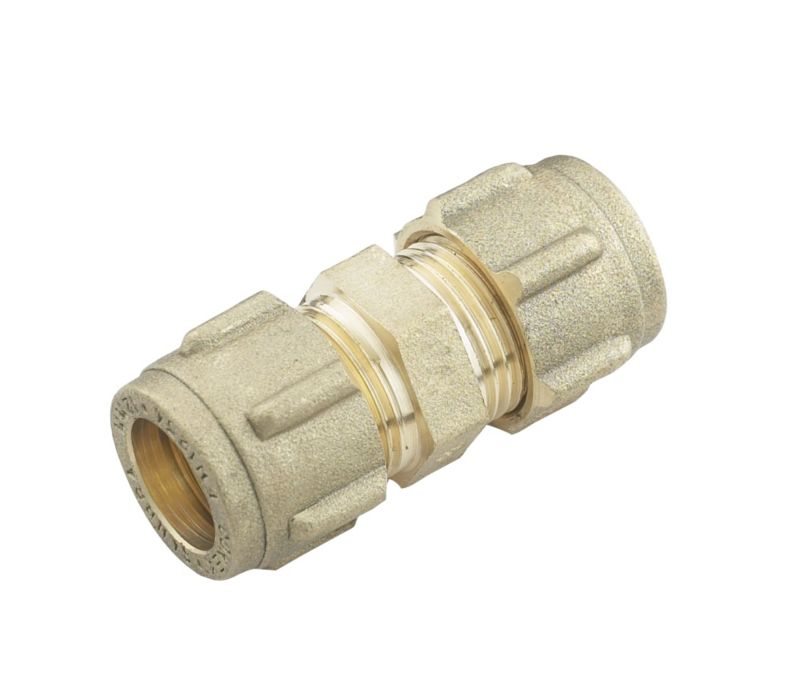 PlumbSure Compression Straight Coupler 12mm