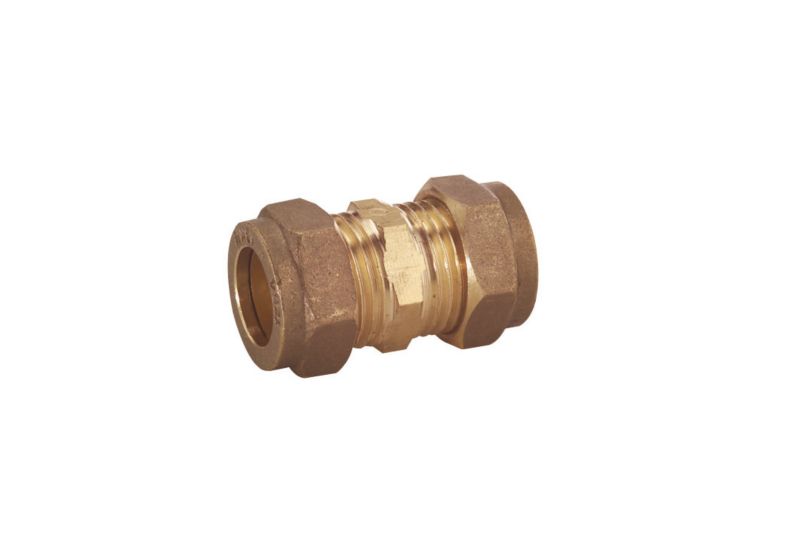 PlumbSure Compression Straight Coupler 22mm