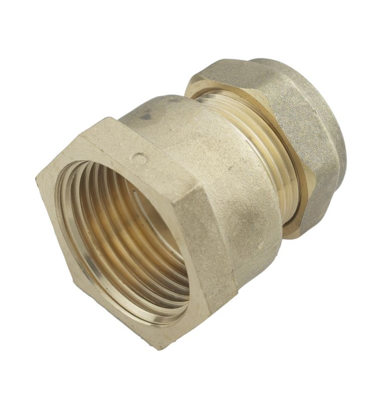 PlumbSure Compression Straight Connector 22 x 254mm Female