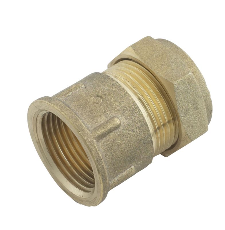 PlumbSure Compression Straight Connector 22 x 19mm Female