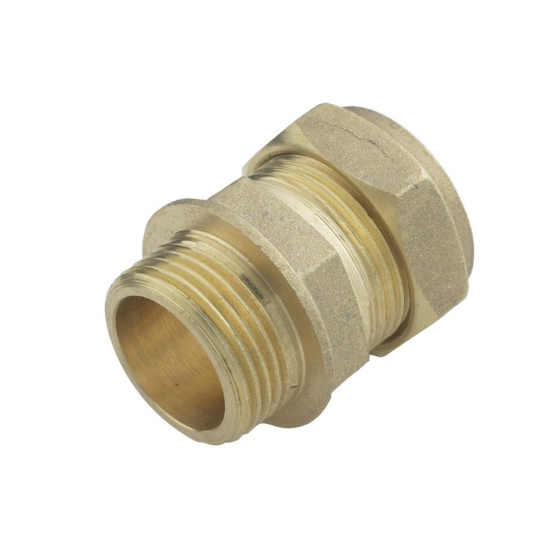 PlumbSure Compression Straight Connector 22 x 19mm Male