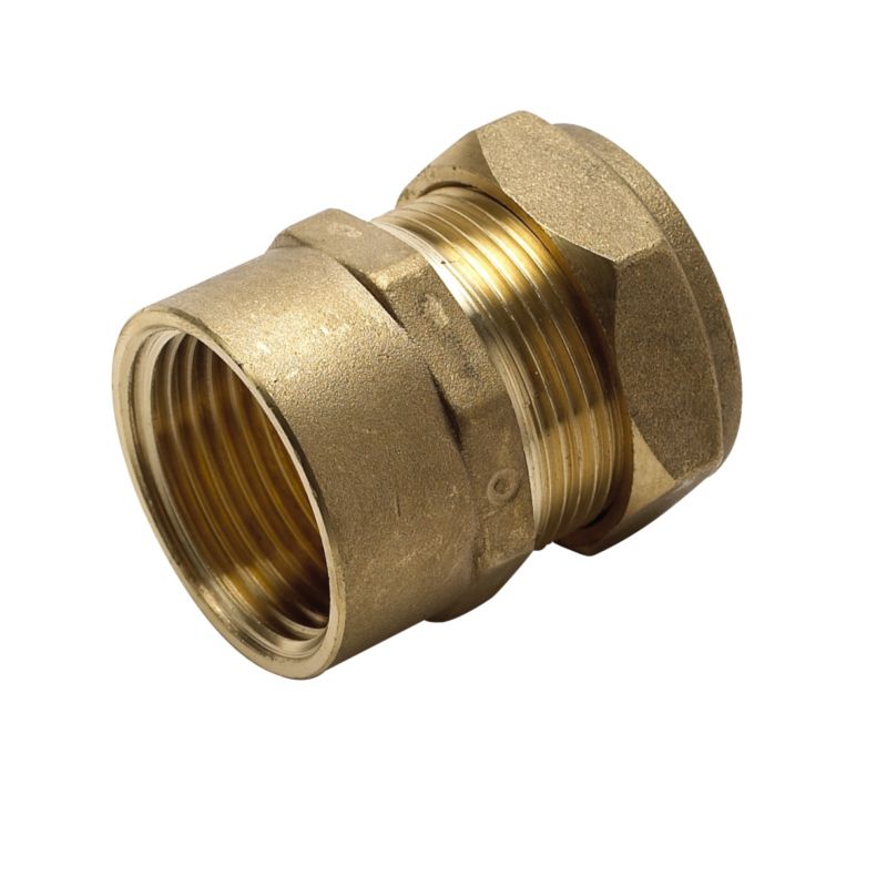 PlumbSure Compression Straight Connector 28mm x 254mm Female
