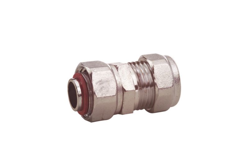 PlumbSure Compression Tap Connector 22 x 19mm Female Chr