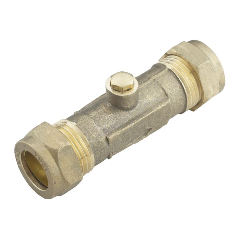 PlumbSure Compression Double Check Valve 15mm