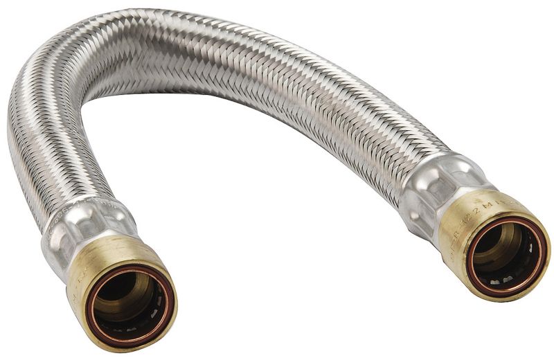 PlumbSure Copper Push Fit Tap Connector 15 x 15 x 500mm