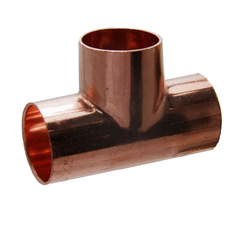 PlumbSure EndFeed Equal Tee 22mm 5Pk