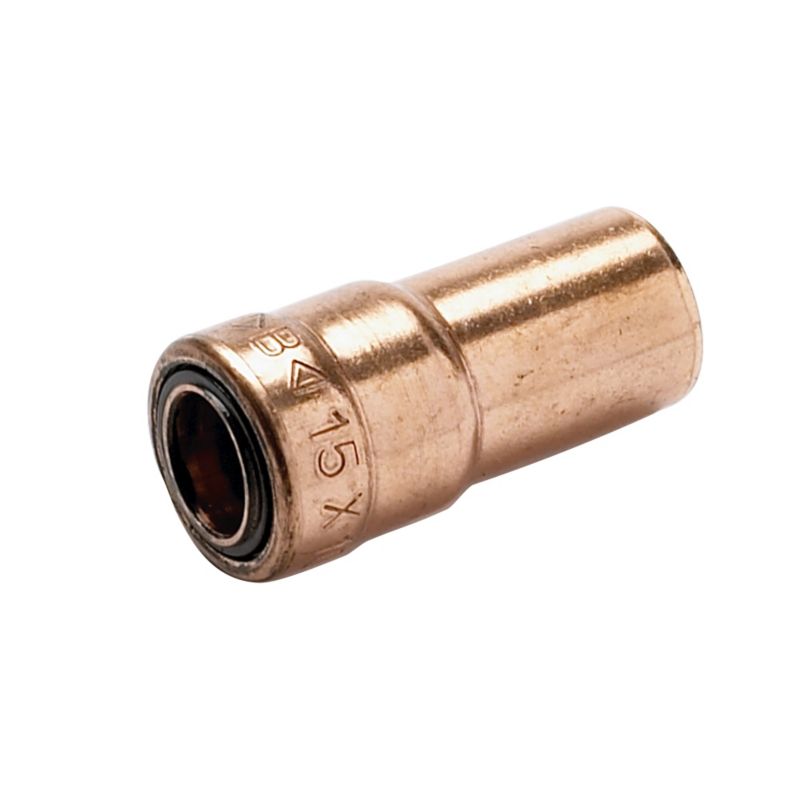PlumbSure Push Fit Metal Socket Reducer 15 x 10mm