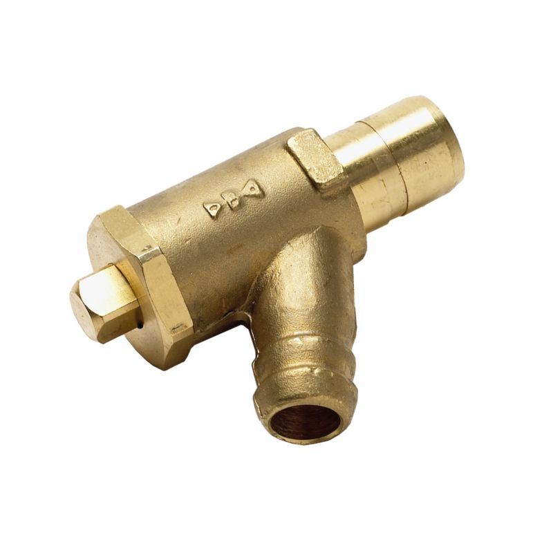 PlumbSure Copper Push Fit Metal Drain Tap 15mm