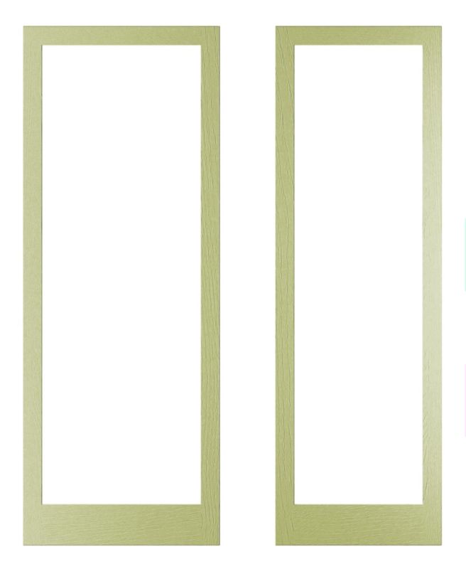 Cooke amp Lewis Carisbrooke Green Pack OP3 Green Open End Tall Wall Frame