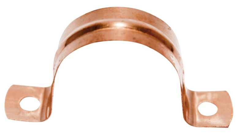 Plumbsure Saddle Pipe Clips For 28mm Pipe 5Pk