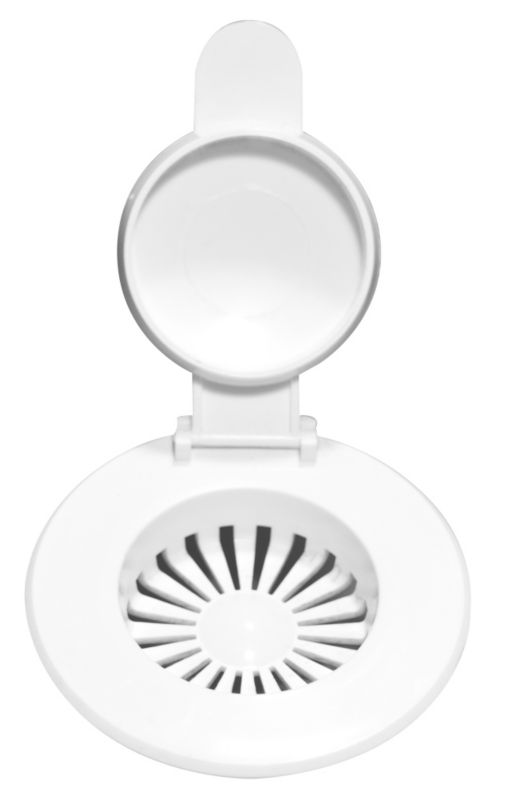 Plumbsure Bath Combined Plug And Strainer White