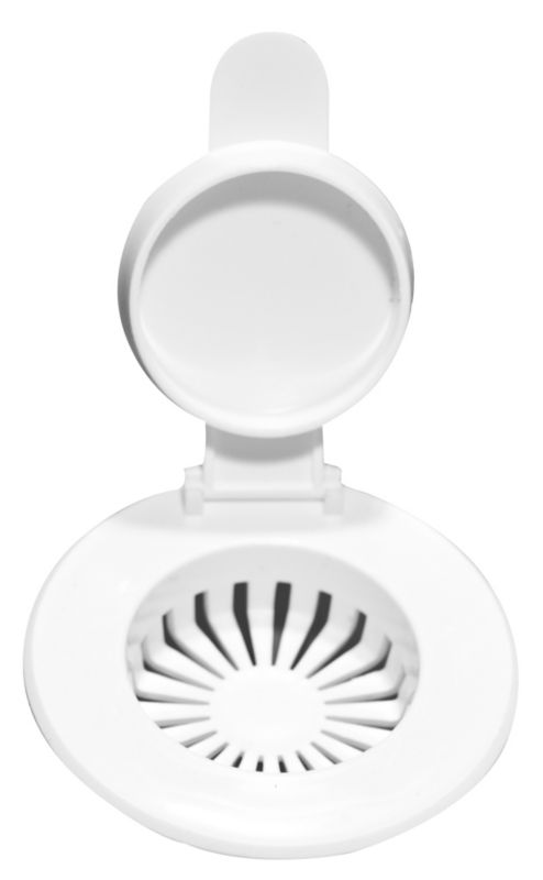 Plumbsure Sink Combined Plug And Strainer White
