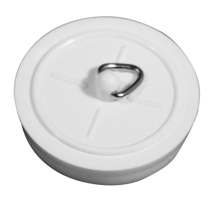 PlumbSure Sink And Bath Plug White