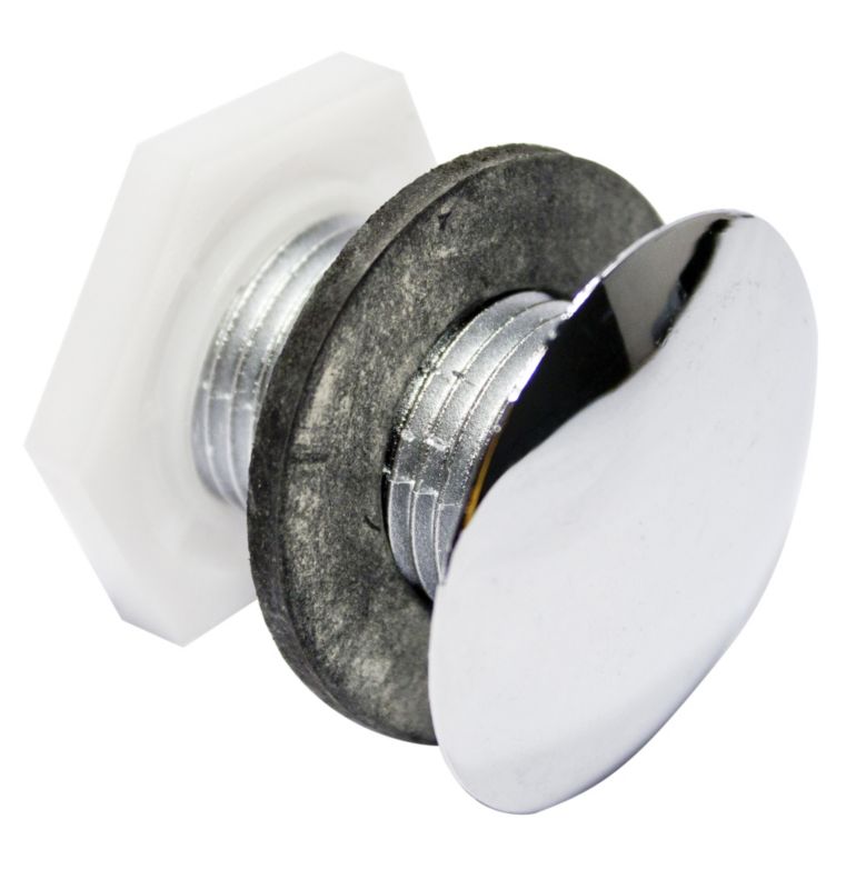PlumbSure Cistern Hole Stopper Chrome Effect