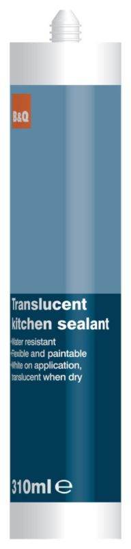 BandQ Kitchen Sealant Translucent 310ml