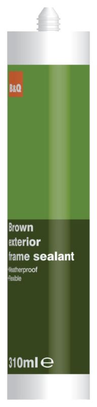 BandQ Exterior Frame Sealant Brown 310ml