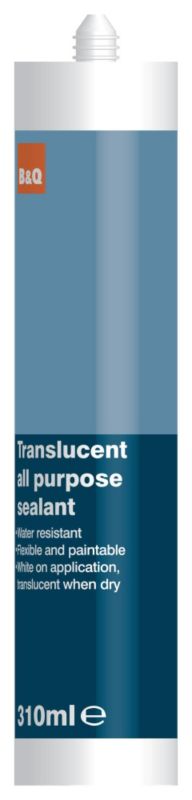 BandQ All Purpose Sealant Translucent 310ml