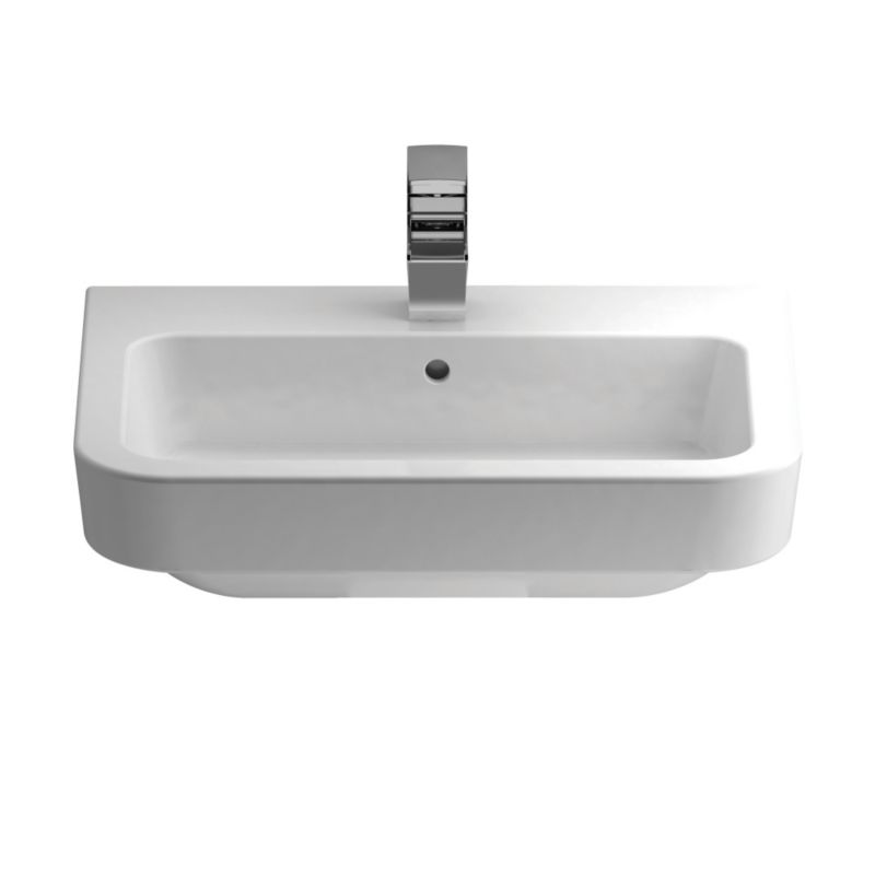 Cooke & Lewis Clarence 1 Tap Hole Wall Mounted Basin (650mm)