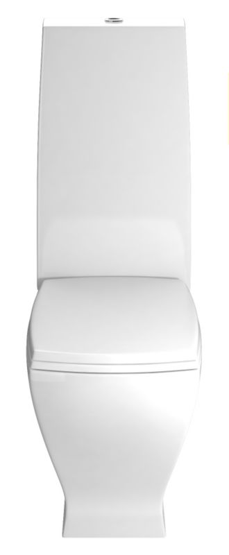 Cooke & Lewis Antonio Close-Coupled Toilet with White Gloss Soft Close Seat