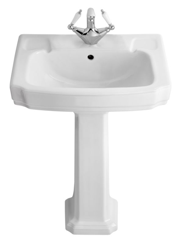 Cooke and Lewis Octavia 1 Tap Hole Basin and Full Pedestal