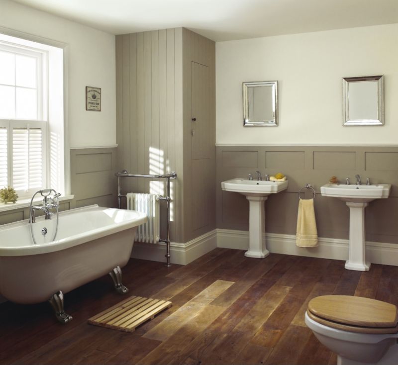 Cooke amp Lewis Octavia Toilet with Oak Effect Toilet Seat