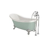 Save on this Cooke & Lewis Duchess Paintable Slipper Claw Bath with Chrome Feet (L)1750mm