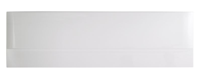 Cooke and Lewis Acrylic Rigid Front Bath Panel White L1700mm
