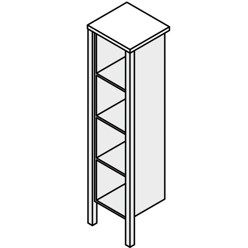 Cooke & Lewis Mid Unit Shaker Leg Kit (Pair)