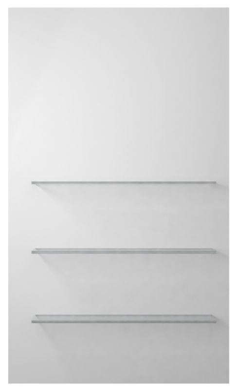 Cooke & Lewis 500mm Glass Shelves & Back Panel