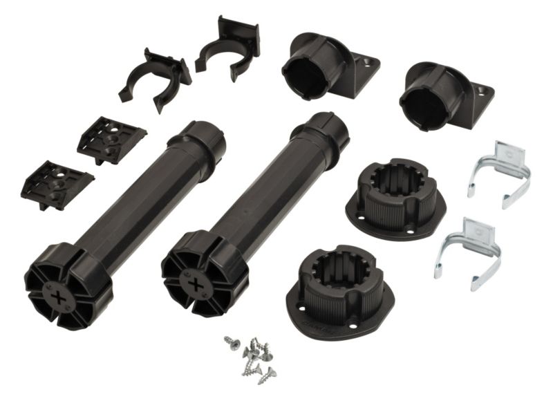 Cooke & Lewis Replacement Cabinet Legs Black