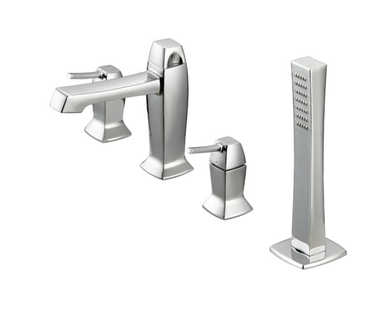 Cooke and Lewis Opulent 4 Tap Hole Bath Shower Mixer