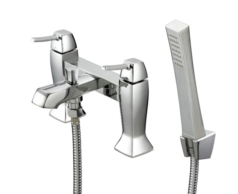 Cooke and Lewis Opulent 2 Tap Hole Bath Shower Mixer