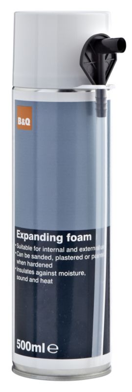 BandQ Hand Held Expanding Foam Filler 500ml