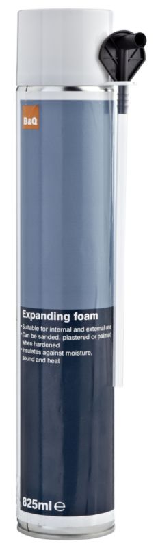 BandQ Hand Held Expanding Foam Filler 825ml