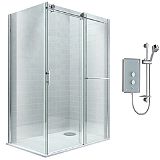Save on this Cooke & Lewis Eclipse Shower Enclosure with Mira Azora Shower R/H