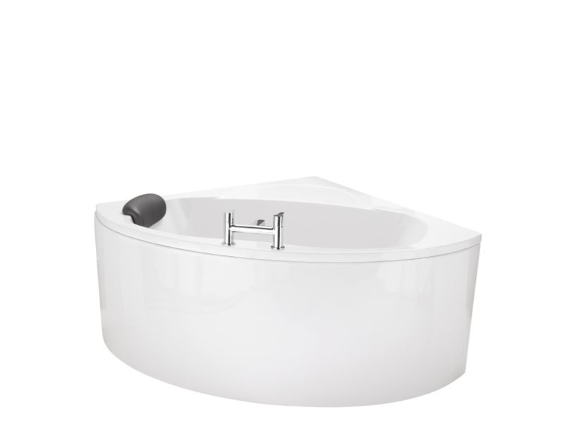 Cooke and Lewis Luxury Corner Bath with Metallic