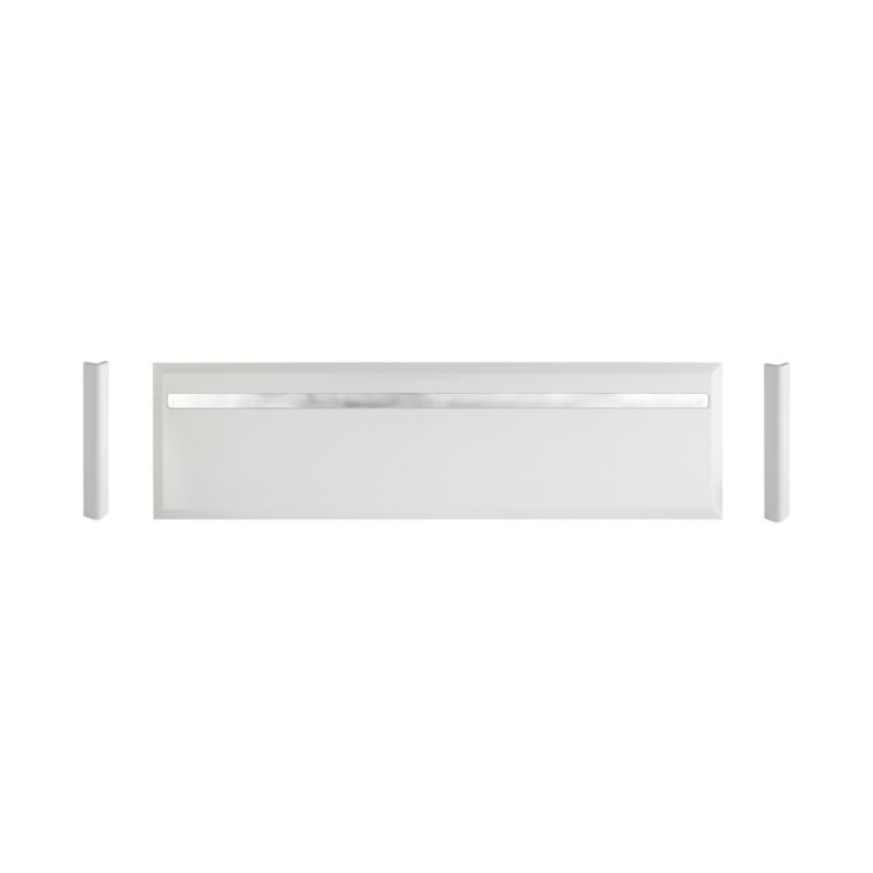 Cooke and Lewis Chrome Inset Bath Panel Kit White
