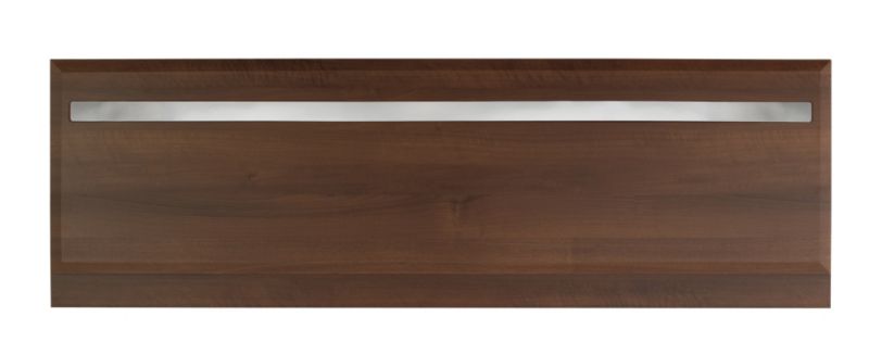 Cooke and Lewis Chrome Inset Bath Front Panel Walnut L1700mm