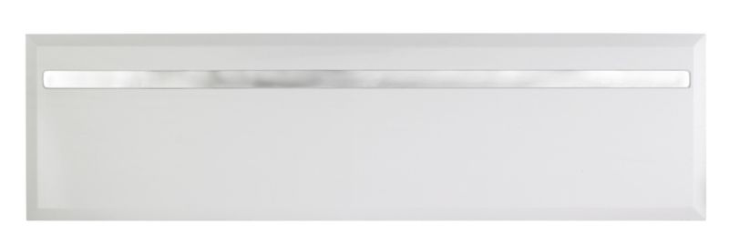 Cooke and Lewis Chrome Inset Bath Front Panel White L1700mm
